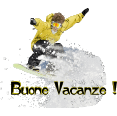 Messagi Italiano Buone Vacanze Iverno Serie 04 