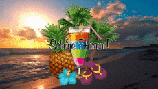 Messages German Schöne Ferien Animated Background 004 