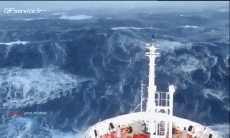 Umorismo -  Fun Trasporti Barche Onde grandi 