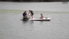 Humour - Fun Transports Bateaux Chutes Fail Gamelles 