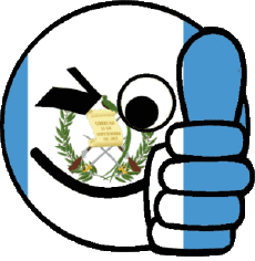 Fahnen Amerika Guatemala Smiley - OK 
