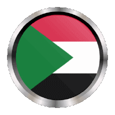 Bandiere Africa Sudan Rotondo - Anelli 