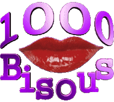 Messages Français Bisous 1000 