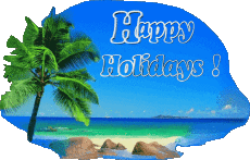 Messages English Happy Holidays Transparent Background 17 