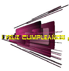 Mensajes Español Feliz Cumpleaños Abstracto - Geométrico 020 