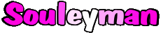 First Names MASCULINE - Maghreb Muslim S Souleyman 