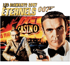 Multi Média Cinéma International James Bond 007 Les Diamants sont éternels Logo Français 