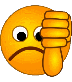 Messages Emoticons Bad - Thumbs down 