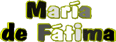 Nombre FEMENINO - España M Compuesto María de Fátima 