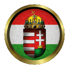 Flags Europe Hungary Round - Rings 