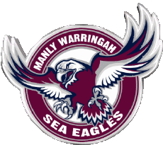 Sport Rugby-Club-Welt - Logo Australien Manly Warringah Sea Eagle 