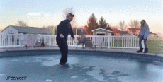 Humor - Fun GENTE Sobre el hielo Fail 