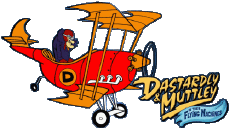 Multimedia Cartoons TV Filme Fliegende Männer in tollkühnen Kisten Logo 