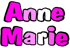 First Names FEMININE - France A Composed Anne Marie 
