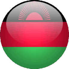 Fahnen Afrika Malawi Runde 