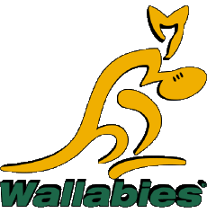 Wallabies Logo-Sports Rugby Equipes Nationales - Ligues - Fédération Océanie Australie Wallabies Logo