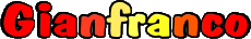 Prénoms MASCULIN - Italie G Gianfranco 