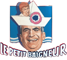 Multi Media Movie France Louis de Funès Le petit baigneur - Logo 