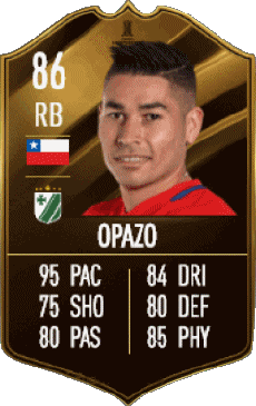 Multimedia Vídeo Juegos F I F A - Jugadores  cartas Chile Óscar Opazo 