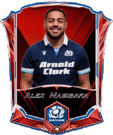 Deportes Rugby - Jugadores Escocia Equipo 2025 Alex Masibaka 