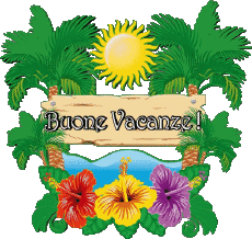 Messages Italien Buone Vacanze Fond Transparent 24 