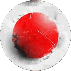 Fahnen Asien Japan Runde 