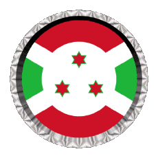 Banderas África Burundi Ronda - Anillos 