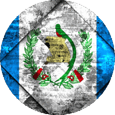 Flags America Guatemala Round 