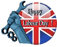 Messagi Inglese Happy Labour Day U.K 