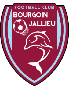 Sports FootBall Club France Logo Auvergne - Rhône Alpes 38 - Isère Bourgoin-Jallieu FC 