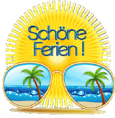 Messagi Tedesco Schöne Ferien Sfondo trasparente 18 