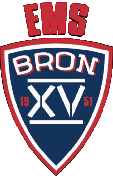 Sport Rugby Club Frankreich Logo Dept 69 EMS Bron XV 