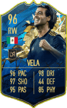 Multimedia Videospiele F I F A - Karten Spieler Mexiko Carlos Vela 