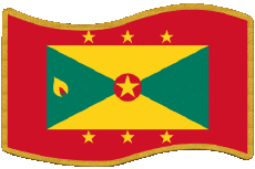 Flags America Grenada islands Rectangle 