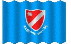 Drapeaux Europe Italie Molise Ondulation 