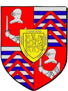 Wappen-Fahnen Frankreich Abteilungen - Städte 51 FISMES Wappen