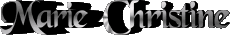 Vorname WEIBLICH - Frankreich M Zusammengesetzter Marie Christine 