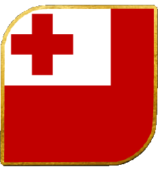 Bandiere Oceania Tonga Quadrato 