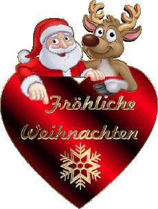 Mensajes Alemán Fröhliche  Weihnachten Serie 06 