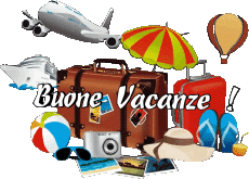 Mensajes Italiano Buone Vacanze Fondo transparente 27 