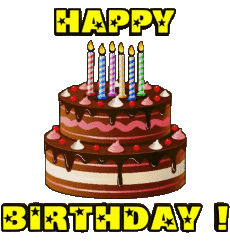 Messages Anglais Happy Birthday Cakes 001 