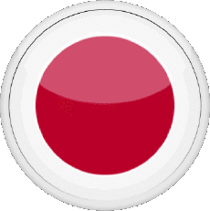 Bandiere Asia Giappone Tondo 