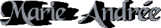 Prénoms FEMININ - France M Composé Marie Andrée 
