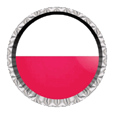 Flags Europe Poland Round - Rings 
