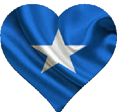 Bandiere Africa Somalia Cuore 
