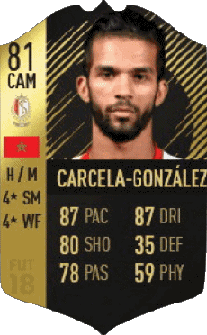 Videogiochi F I F A - Giocatori carte Marocco Mehdi Carcela-González 