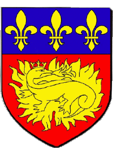 Fahnen Frankreich Abteilungen - Städte 24 SARLAT LA CANEDA 