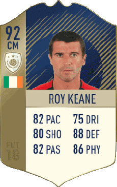 Multimedia Videospiele F I F A - Karten Spieler Irland Roy Keane 