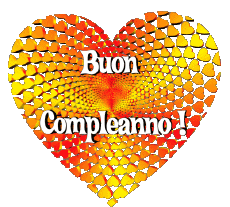 Mensajes Italiano Buon Compleanno Cuore 007 