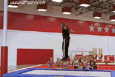 Humor -  Fun Sport Trampolin Innere Fail 